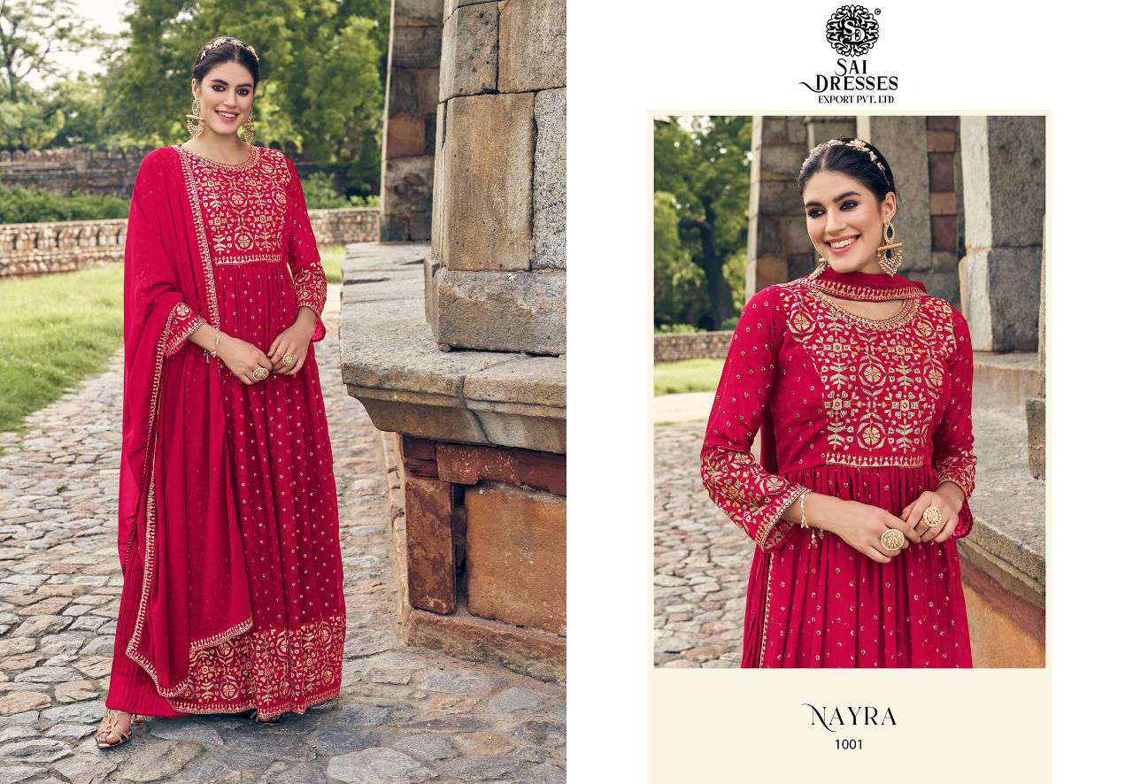 SAI DRESSES PRESENT NAYRA READYMADE SHARARA STYLE NAIRA CUT DESIGNER COLLECTION IN WHOLESALE RATE IN SURAT