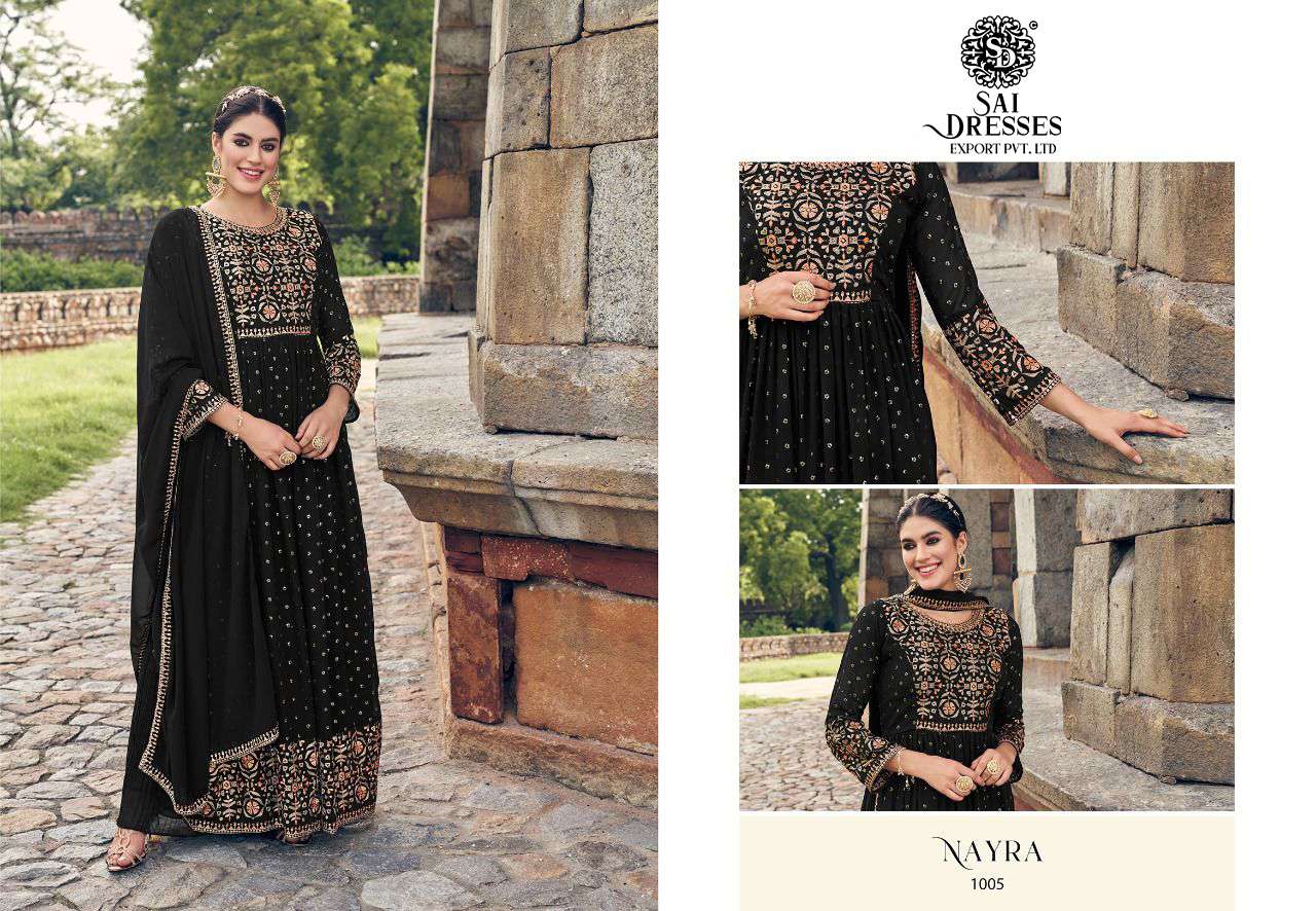 SAI DRESSES PRESENT NAYRA READYMADE SHARARA STYLE NAIRA CUT DESIGNER COLLECTION IN WHOLESALE RATE IN SURAT