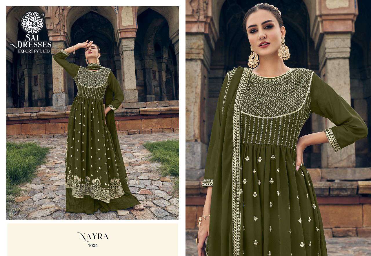 Your Choice Nayra Most Demanded Georgette Designer Heavy Salwar Suits:  Textilecatalog
