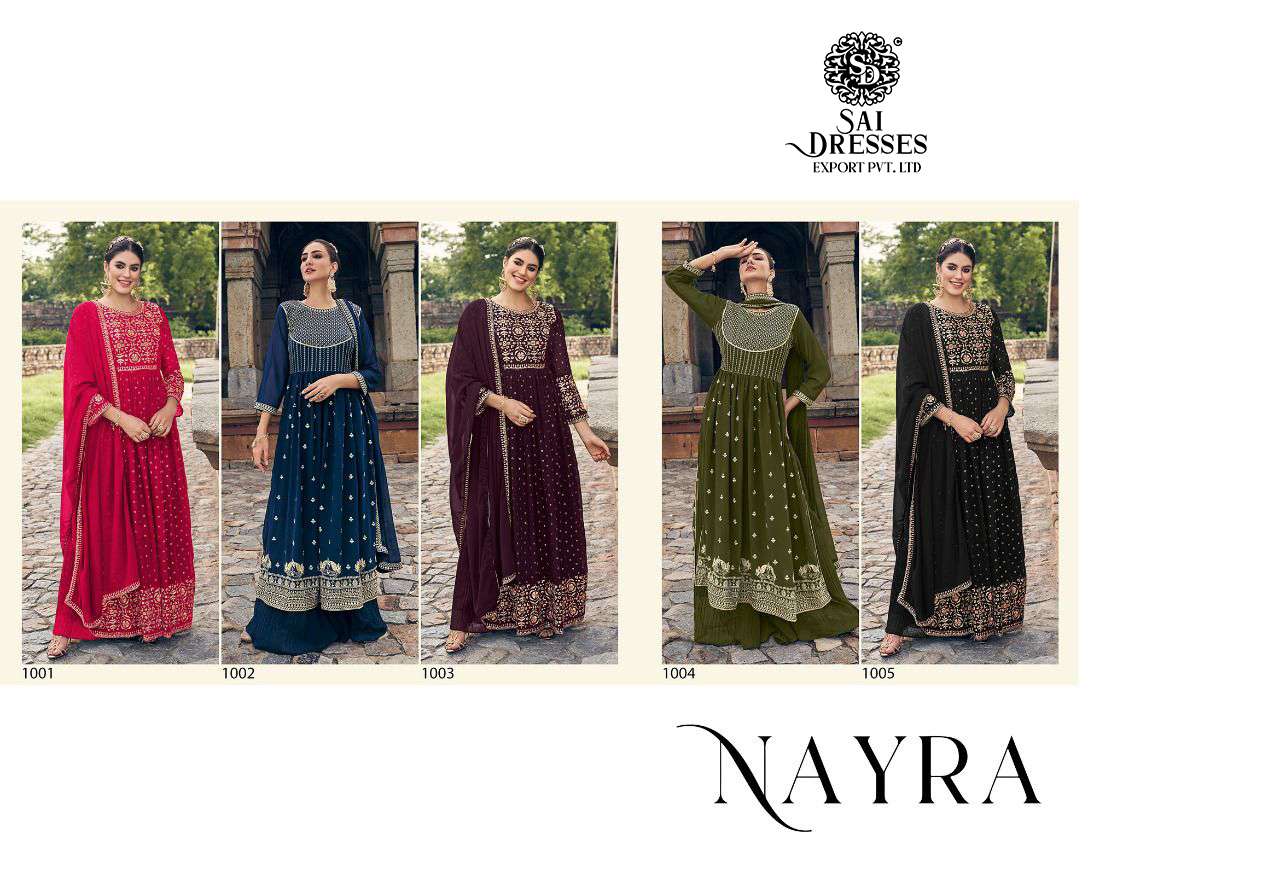 SAI DRESSES PRESENT NAYRA READYMADE SHARARA STYLE NAIRA CUT DESIGNER COLLECTION IN WHOLESALE RATE IN SURAT