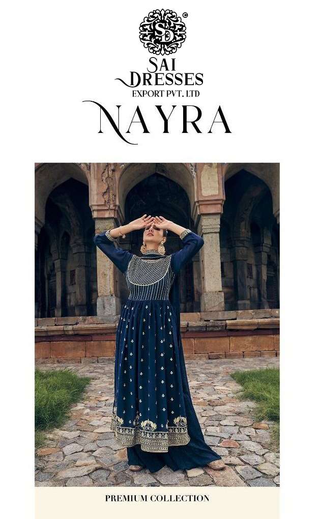 SAI DRESSES PRESENT NAYRA READYMADE SHARARA STYLE NAIRA CUT DESIGNER COLLECTION IN WHOLESALE RATE IN SURAT