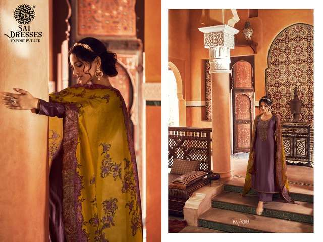 SAI DRESSES PRESENT PAKIZA SEMI STITCHED DREAM SILK DESIGNER SALWAR SUITS IN WHOLESALE RATE IN SURAT