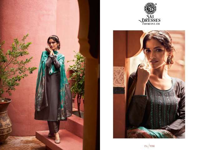 SAI DRESSES PRESENT PAKIZA SEMI STITCHED DREAM SILK DESIGNER SALWAR SUITS IN WHOLESALE RATE IN SURAT
