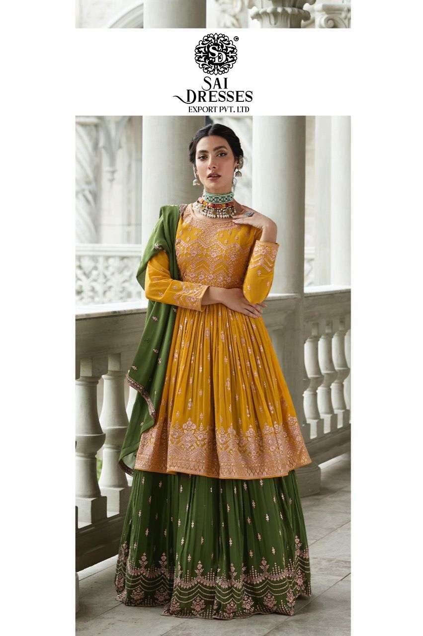 SAI DRESSES PRESENT RADHIKA READYMADE GARARA STYLE WEDDING WEAR DESIGNER COLLECTION IN WHOLESALE RATE IN SURAT