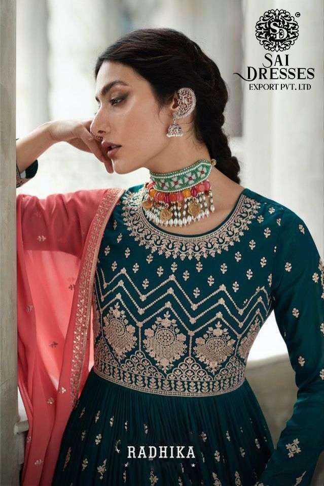 SAI DRESSES PRESENT RADHIKA READYMADE GARARA STYLE WEDDING WEAR DESIGNER COLLECTION IN WHOLESALE RATE IN SURAT