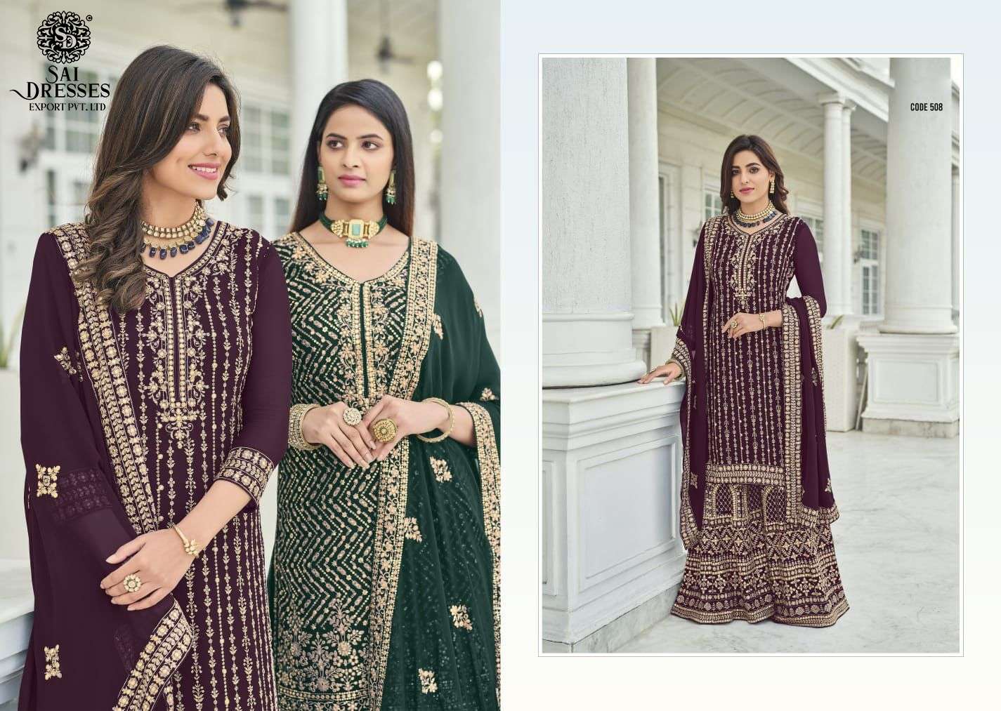 SAI DRESSES PRESENT SOFIYA VOL 2 SEMI STITCHED GEORGETTE PARTY WEAR DESIGNER SUITS IN WHOLESALE RATE IN SURAT