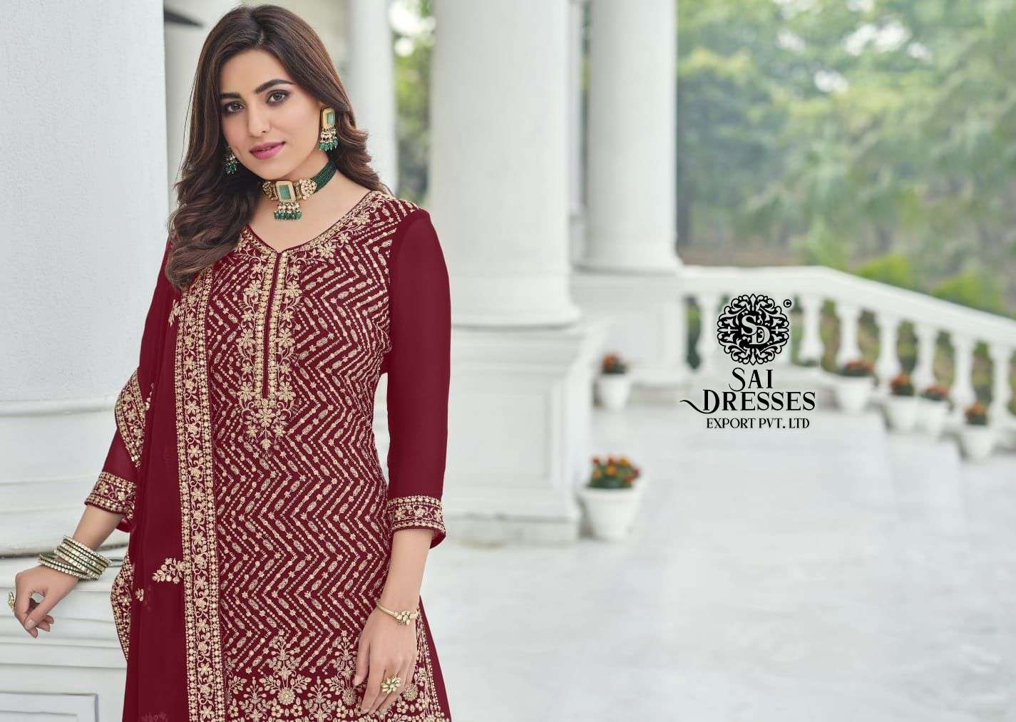 SAI DRESSES PRESENT SOFIYA VOL 2 SEMI STITCHED GEORGETTE PARTY WEAR DESIGNER SUITS IN WHOLESALE RATE IN SURAT