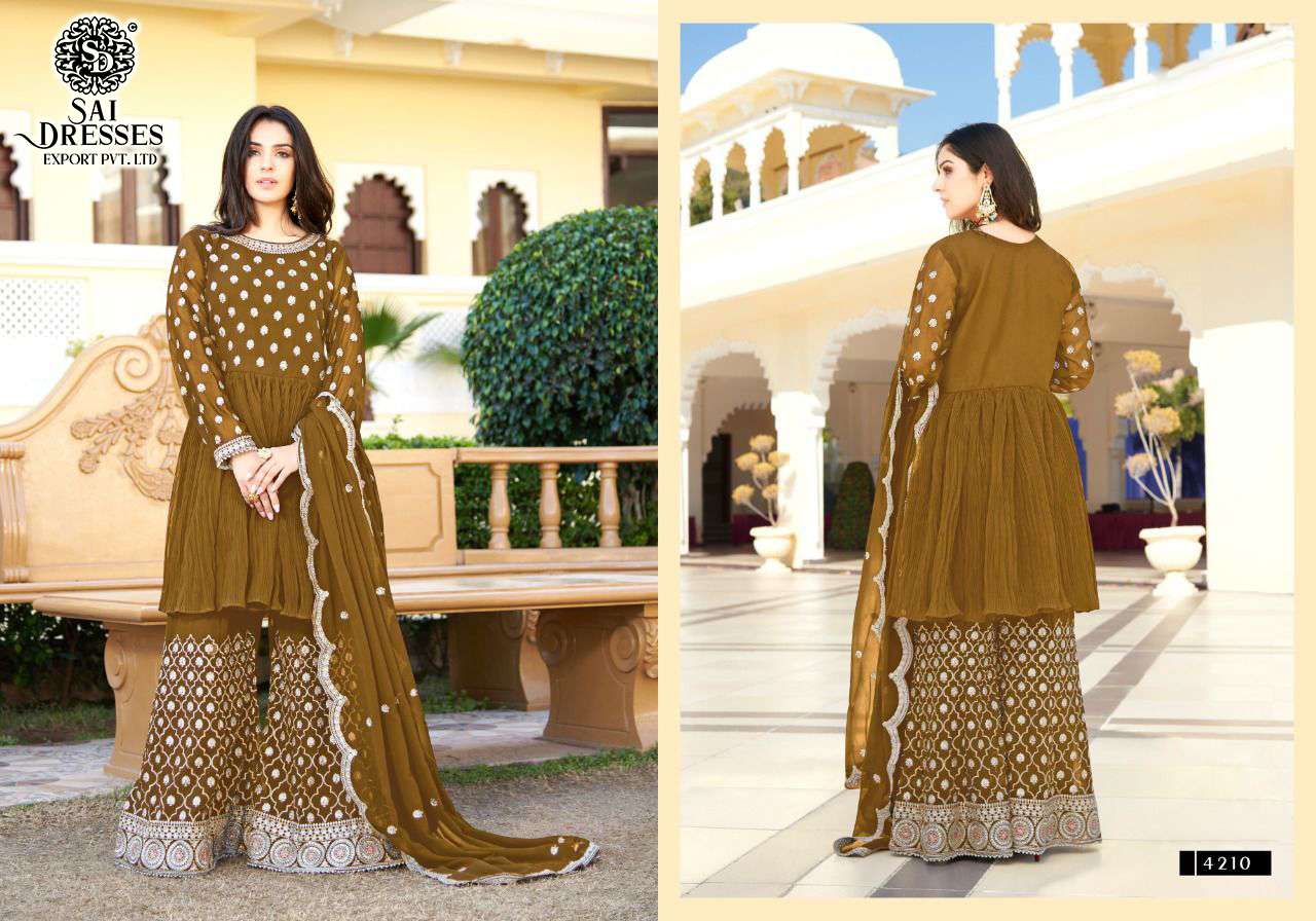 SAI DRESSES PRESENT TRANDY READY MADE FESTIVE WEAR DESIGNER SUITS IN WHOLESALE RATE IN SURAT