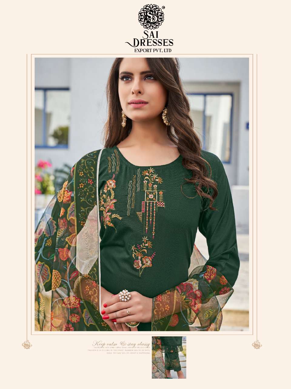 SAI DRESSES PRESENT BELLADONA READY TO WEAR PANT STYLE DESIGNER SUITS IN WHOLESALE RATE IN SURAT