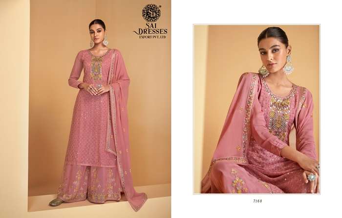 SAI DRESSES PRESENT CYGNUS READYMADE PLAZZO STYLE DESIGNER SUITS IN WHOLESALE RATE IN SURAT 