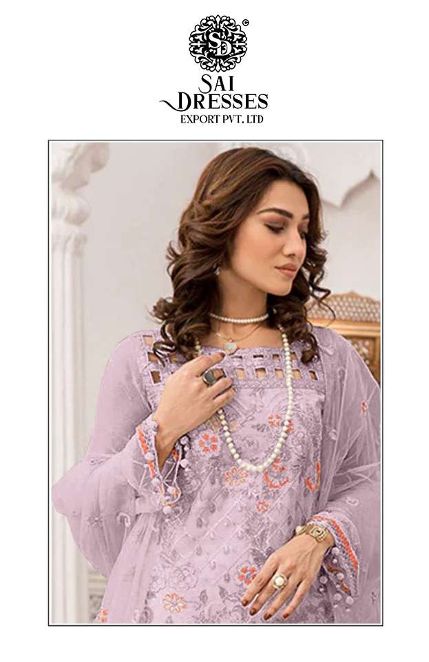 SAI DRESSES PRESENT D.NO 1781 A TO 1781 D FESTIVE WEAR EMBROIDERED PAKISTANI DESIGNER SUITS IN WHOLESALE RATE IN SURAT
