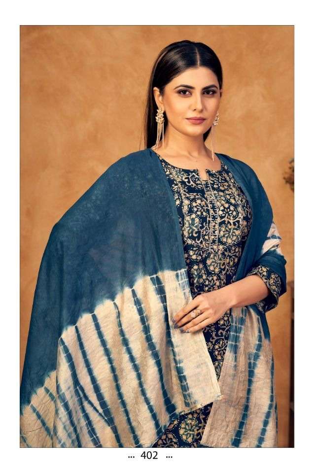 SAI DRESSES PRESENT D.NO 402 READY TO WEAR FANCY DESIGNER COMBO DRESS IN WHOLESALE RATE IN SURAT