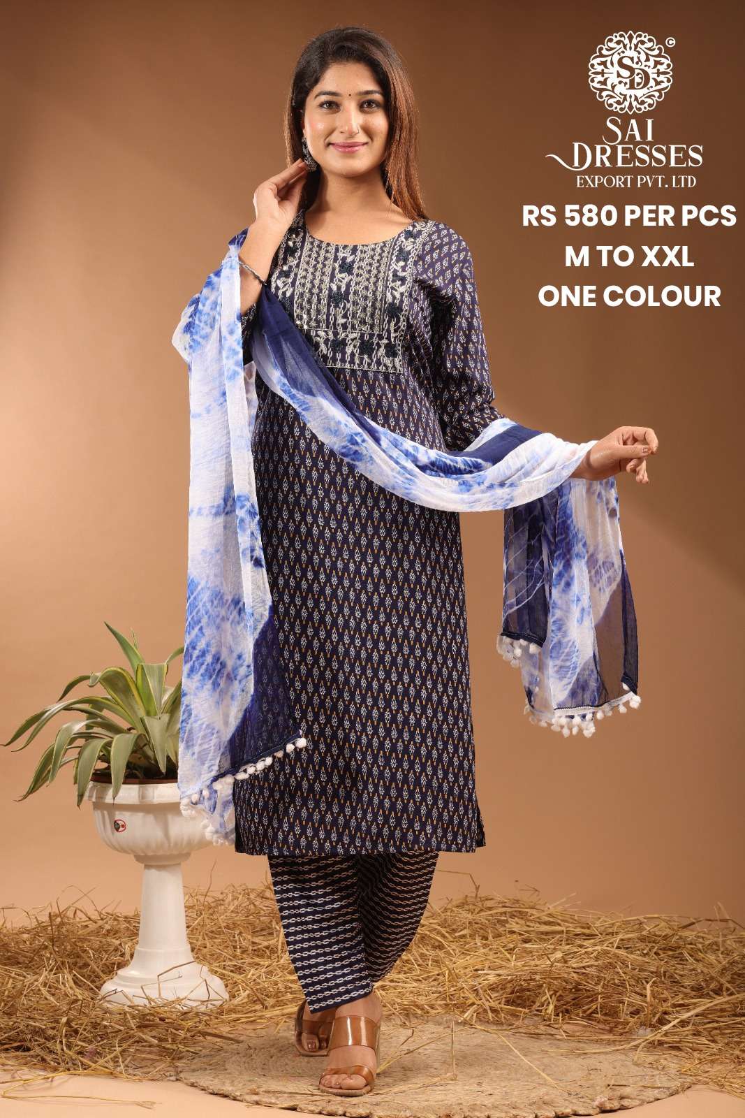 SAI DRESSES PRESENT D.NO 615 READY TO WEAR DESIGNER 3 PIECE CONCEPT COMBO COLLECTION IN WHOLESALE RATE IN SURAT