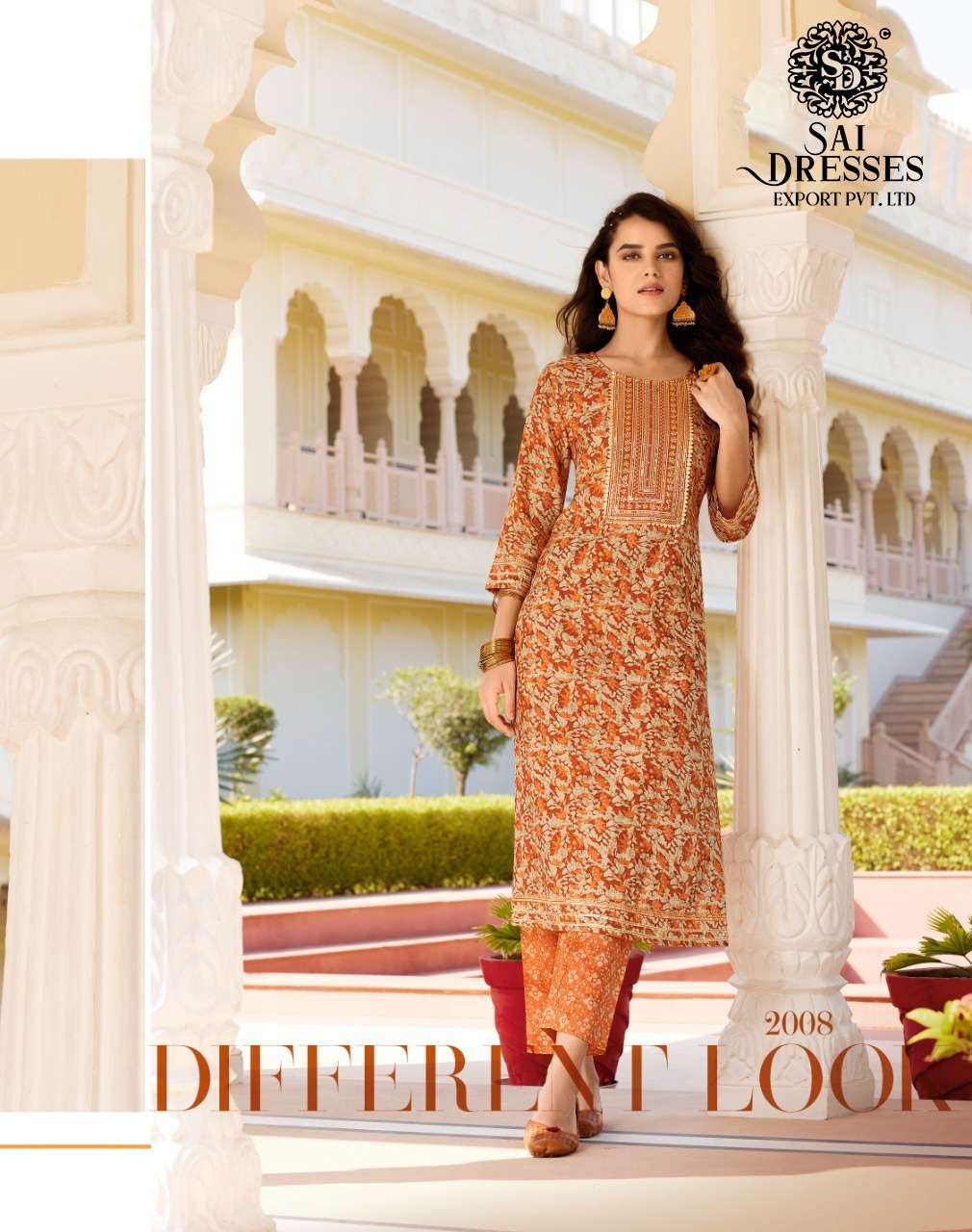 SAI DRESSES PRESENT GOLDY VOL 2 READY TO WEAR DESIGNER KURTI WITH PANT IN WHOLESALE RATE IN SURAT 