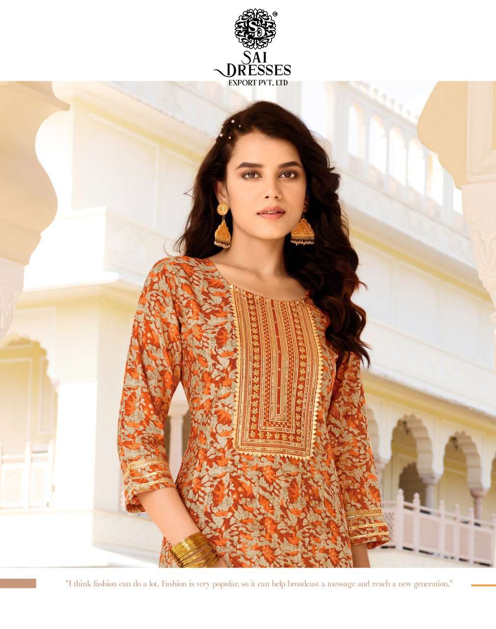 SAI DRESSES PRESENT GOLDY VOL 2 READY TO WEAR DESIGNER KURTI WITH PANT IN WHOLESALE RATE IN SURAT 