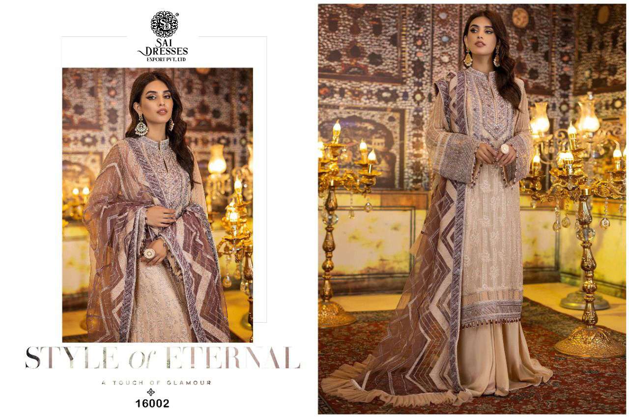 SAI DRESSES PRESENT MAHNUR VOL 16 SEMI STITCHED BRIDAL CONCEPT PAKISTANI DESIGNER SUITS IN WHOLESALE RATE IN SURAT