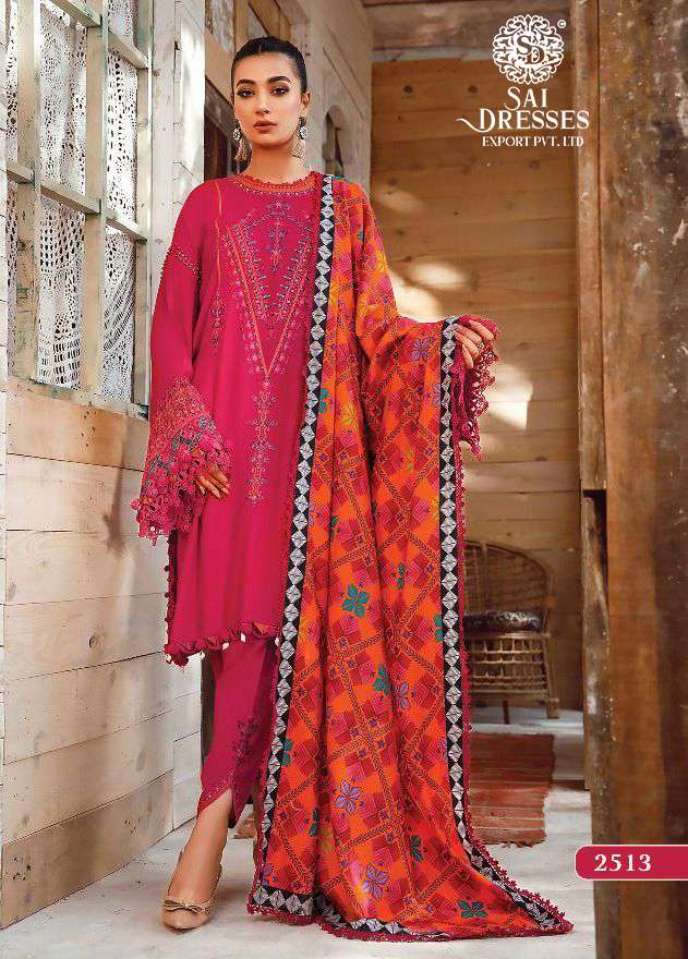 SAI DRESSES PRESENT MARIA B EXCLUSIVE COLLECTION VOL 5 HEAVY KASMIRI SELF EMBROIDERED DESIGNER PAKISTANI SALWAR SUITS IN WHOLESALE RATE IN SURAT