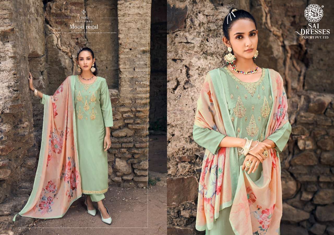 SAI DRESSES PRESENT SAHAJADI PARTY WEAR EMBROIDERED DESIGNER SALWAR SUITS IN WHOLESALE RATE IN SURAT