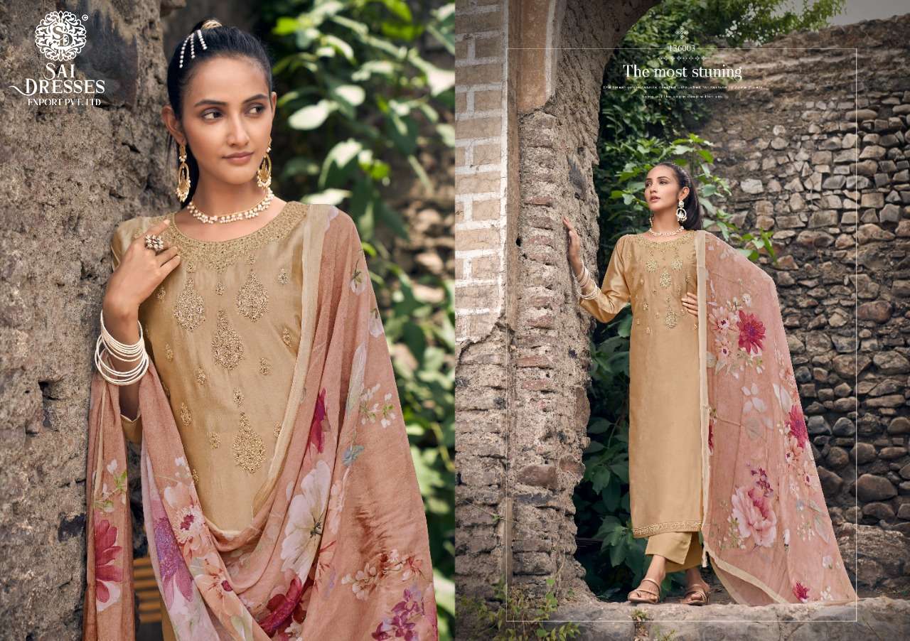 SAI DRESSES PRESENT SAHAJADI PARTY WEAR EMBROIDERED DESIGNER SALWAR SUITS IN WHOLESALE RATE IN SURAT