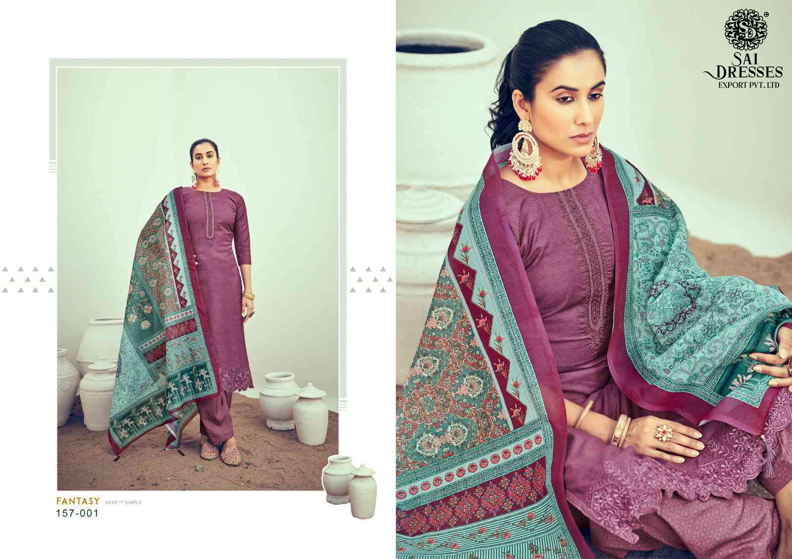 SAI DRESSES PRESENT SEERAT PURE LAWN COTTON SUMMER WEAR SALWAR SUITS IN WHOLESALE RATE IN SURAT 