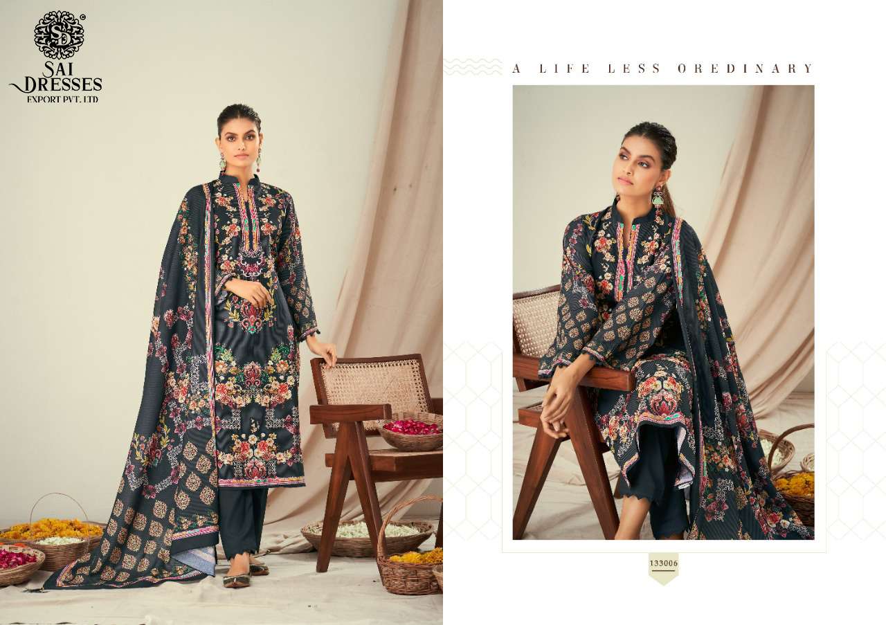 SAI DRESSES PRESENT ZARA SHAHJHAN LUXURY LAWN COTTON DIGITAL PRINTED SALWAR SUITS IN WHOLESALE RATE IN SURAT