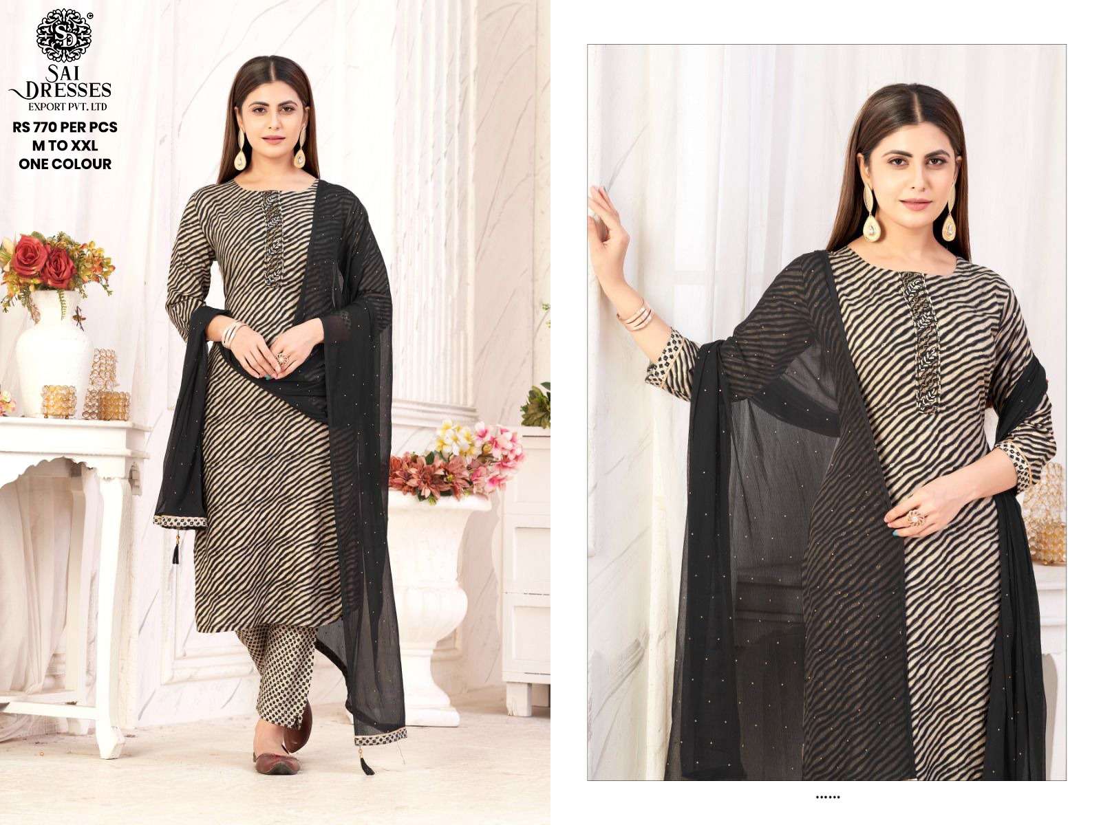 SAI DRESSES PRESENT D.NO 550 READY TO WEAR DESIGNER 3 PIECE CONCEPT COMBO COLLECTION IN WHOLESALE RATE IN SURAT