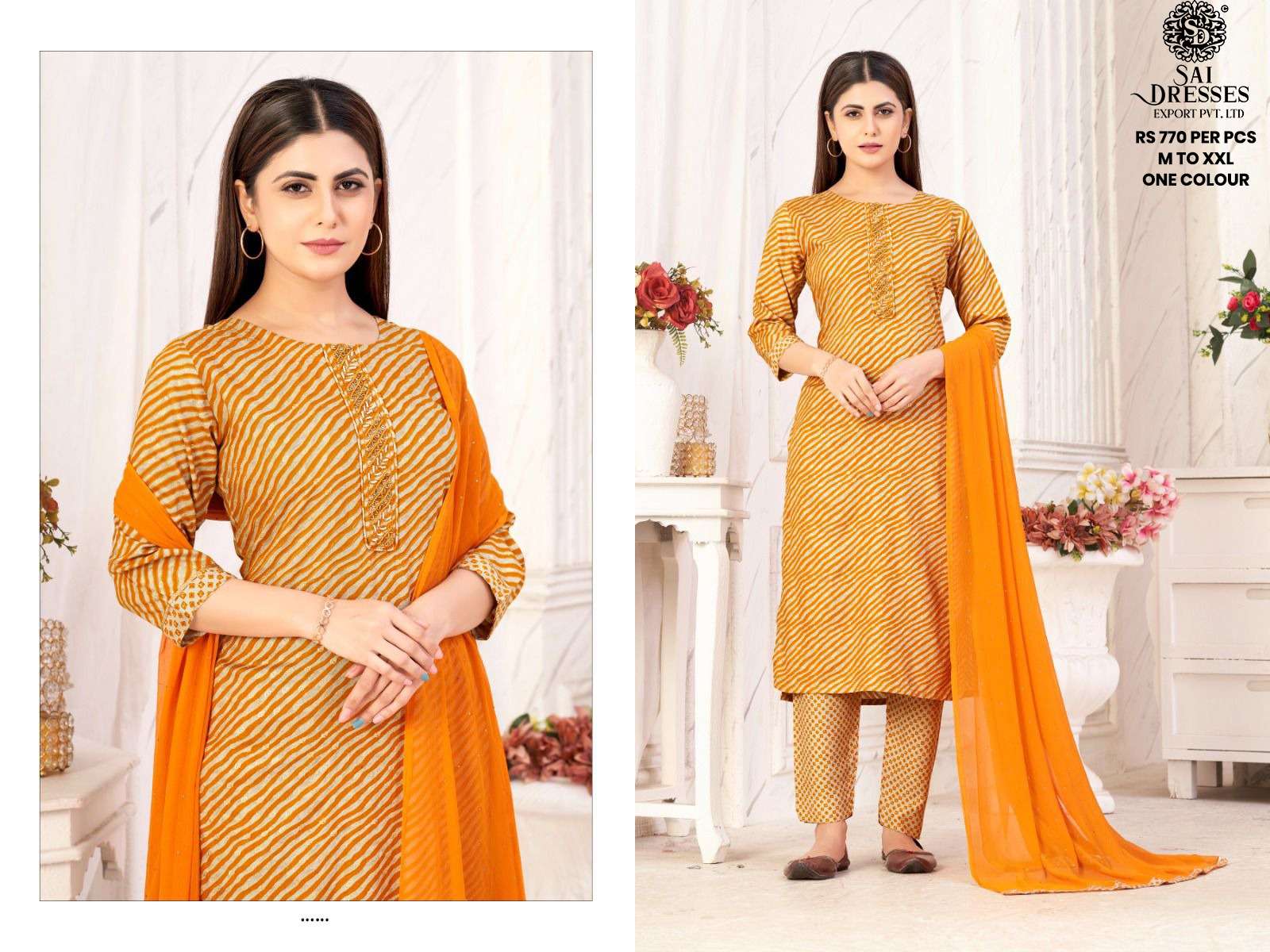 SAI DRESSES PRESENT D.NO 552 READY TO WEAR DESIGNER 3 PIECE CONCEPT COMBO COLLECTION IN WHOLESALE RATE IN SURAT