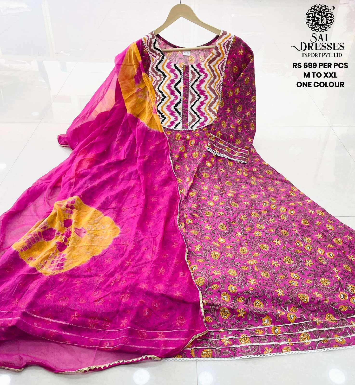 SAI DRESSES PRESENT D.NO 621 READY TO WEAR DESIGNER 3 PIECE CONCEPT COMBO COLLECTION IN WHOLESALE RATE IN SURAT