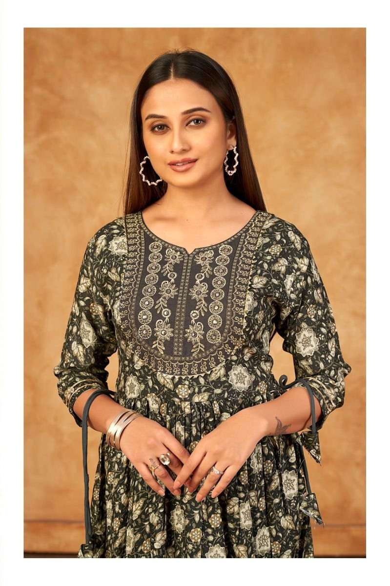 SAI DRESSES PRESENT D.NO 701 FANCY LONG DESIGNER KURTI COMBO COLLECTION IN WHOLESALE RATE IN SURAT