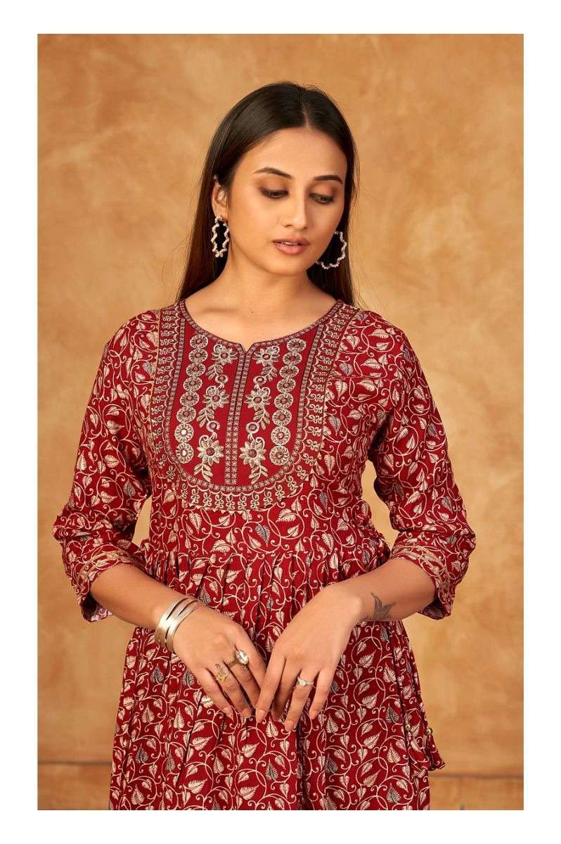 SAI DRESSES PRESENT D.NO 702 FANCY LONG DESIGNER KURTI COMBO COLLECTION IN WHOLESALE RATE IN SURAT