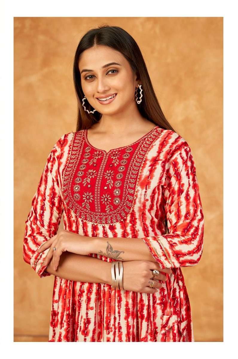 SAI DRESSES PRESENT D.NO 706 FANCY LONG DESIGNER KURTI COMBO COLLECTION IN WHOLESALE RATE IN SURAT