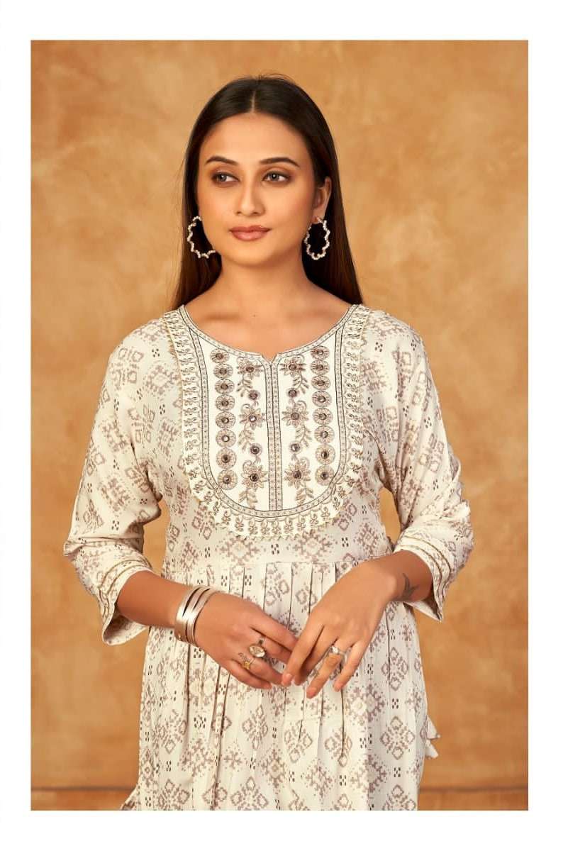 SAI DRESSES PRESENT D.NO 710 FANCY LONG DESIGNER KURTI COMBO COLLECTION IN WHOLESALE RATE IN SURAT