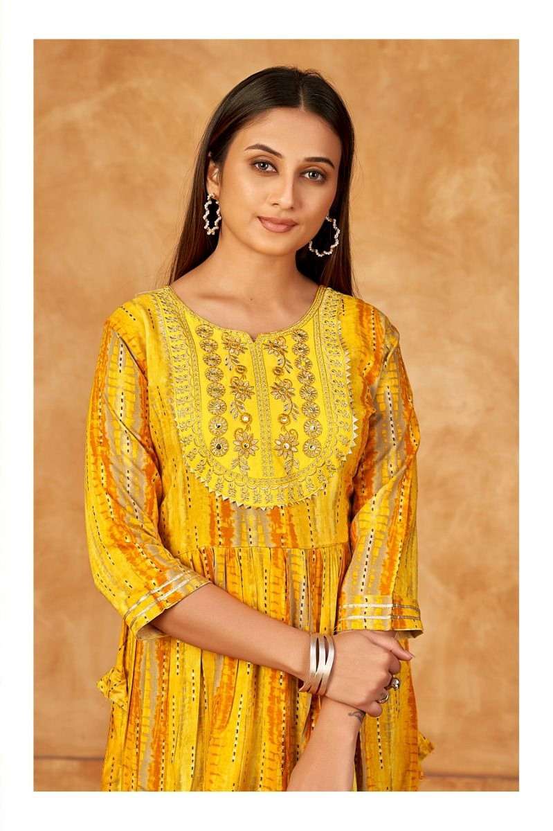 SAI DRESSES PRESENT D.NO 717 FANCY LONG DESIGNER KURTI COMBO COLLECTION IN WHOLESALE RATE IN SURAT