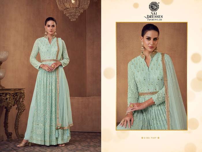 SAI DRESSES PRESENT ICONIC EXCLUSIVE FANCY DESIGNER COLLECTION IN WHOLESALE RATE IN SURAT