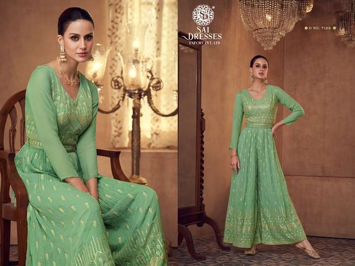 SAI DRESSES PRESENT ICONIC EXCLUSIVE FANCY DESIGNER COLLECTION IN WHOLESALE RATE IN SURAT