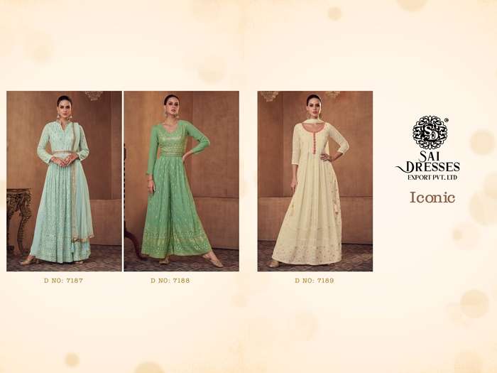 SAI DRESSES PRESENT ICONIC EXCLUSIVE FANCY DESIGNER COLLECTION IN WHOLESALE RATE IN SURAT