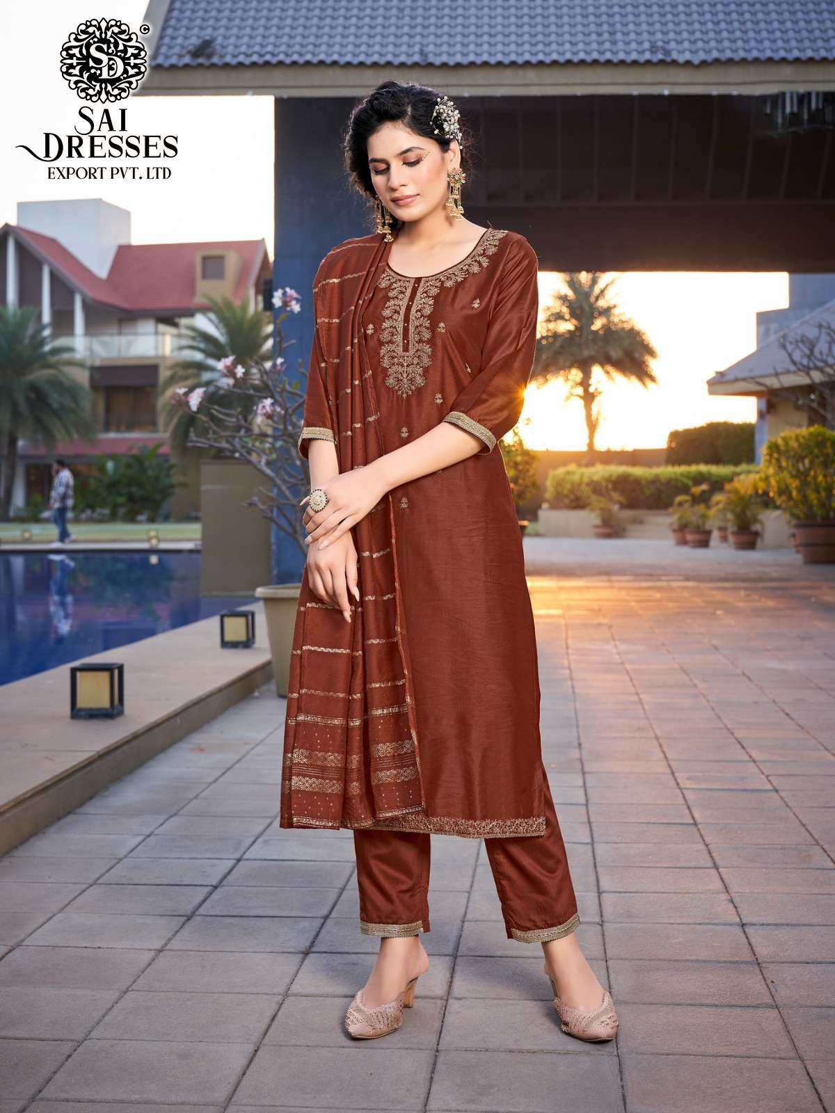 SAI DRESSES PRESENT KIARA READY TO WEAR PANT STYLE DESIGNER SALWAR SUITS IN WHOLESALE RATE IN SURAT