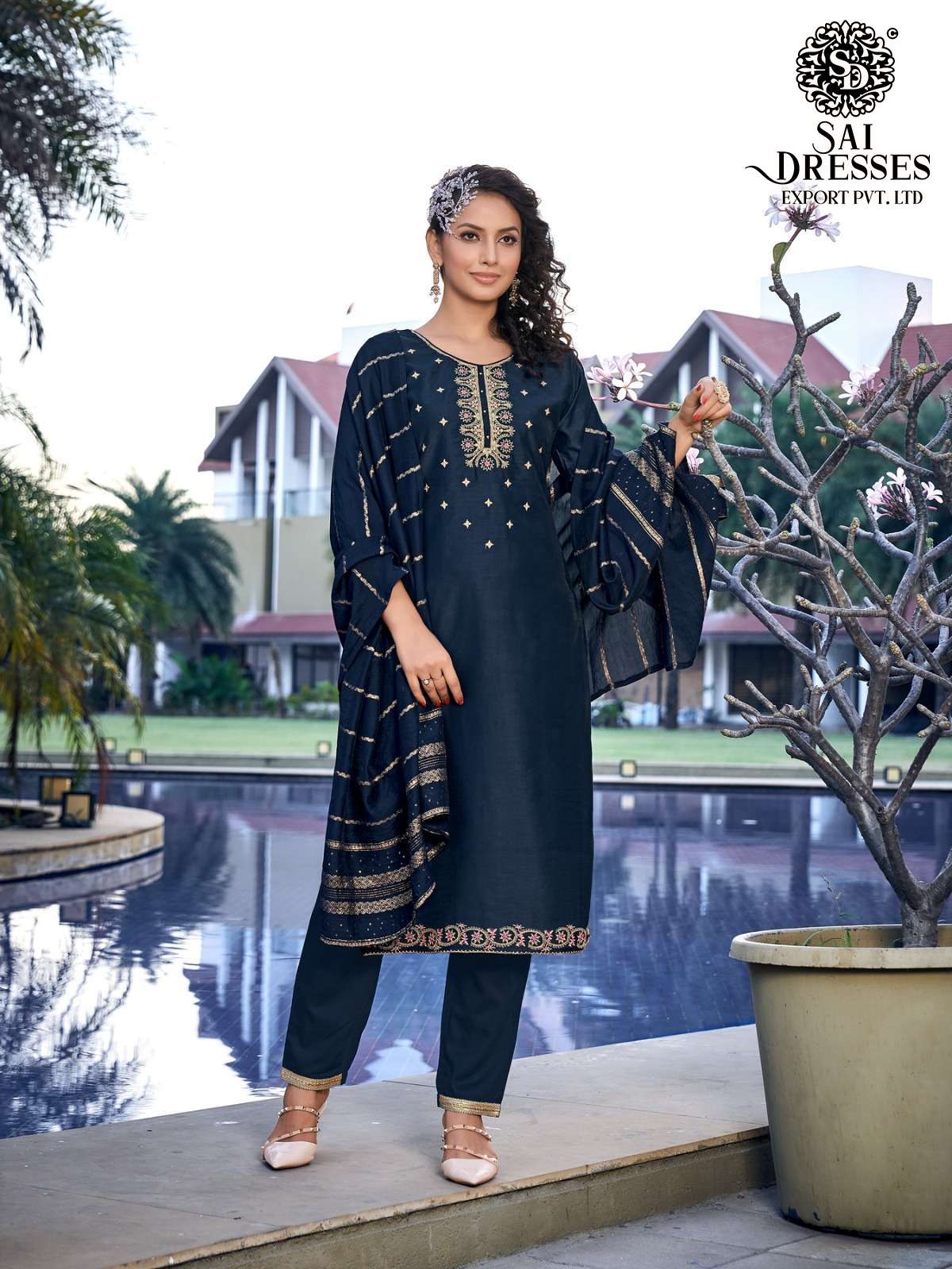 SAI DRESSES PRESENT KIARA READY TO WEAR PANT STYLE DESIGNER SALWAR SUITS IN WHOLESALE RATE IN SURAT