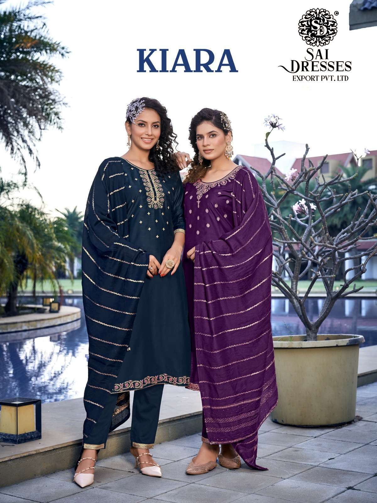 SAI DRESSES PRESENT KIARA READY TO WEAR PANT STYLE DESIGNER SALWAR SUITS IN WHOLESALE RATE IN SURAT