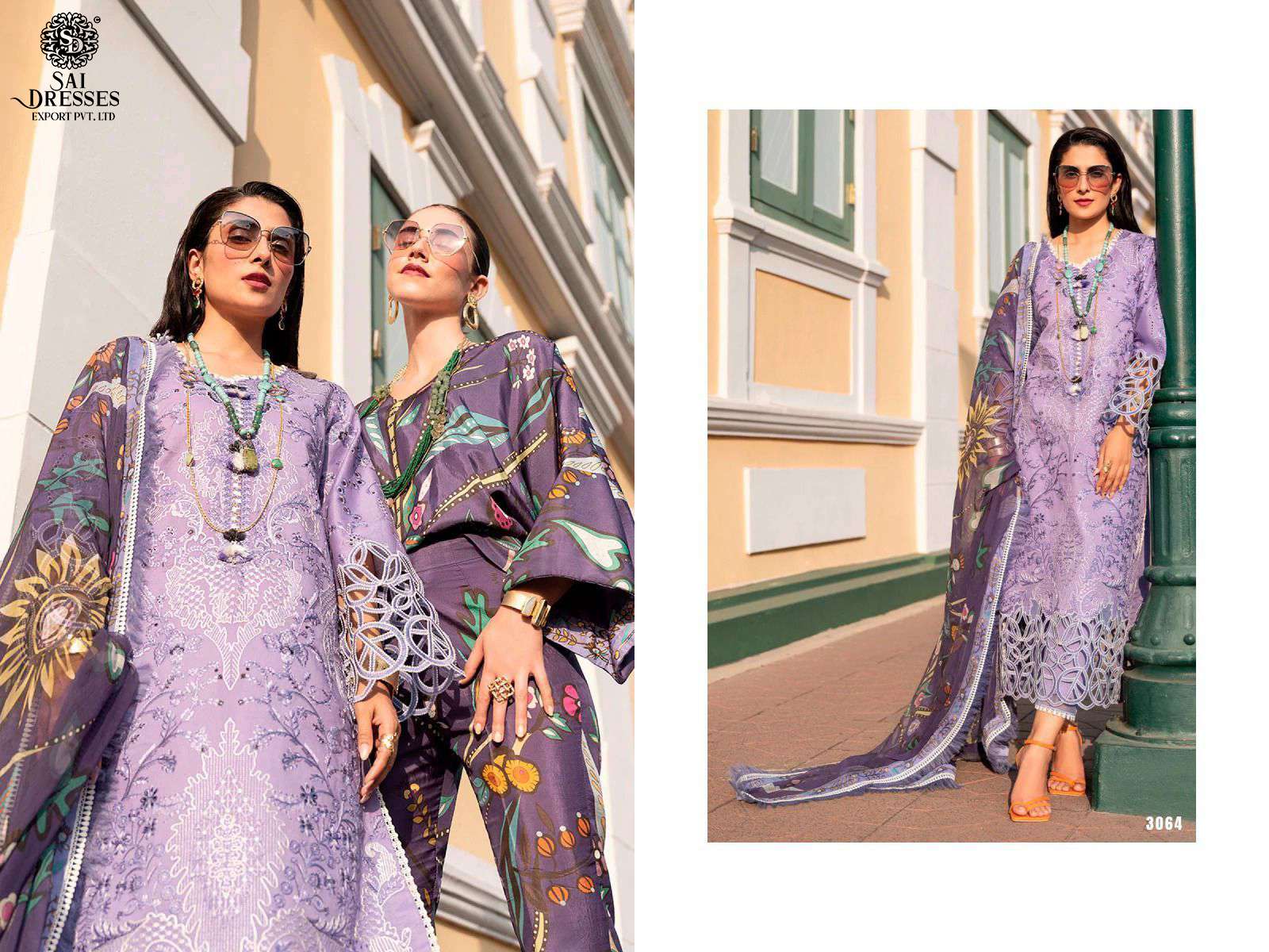 SAI DRESSES PRESENT MUSHQ LUXURY LAWN 23 CAMBRIC COTTON DESIGNER PAKISTANI SUMMER  COLLECTION IN WHOLESALE RATE IN SURAT