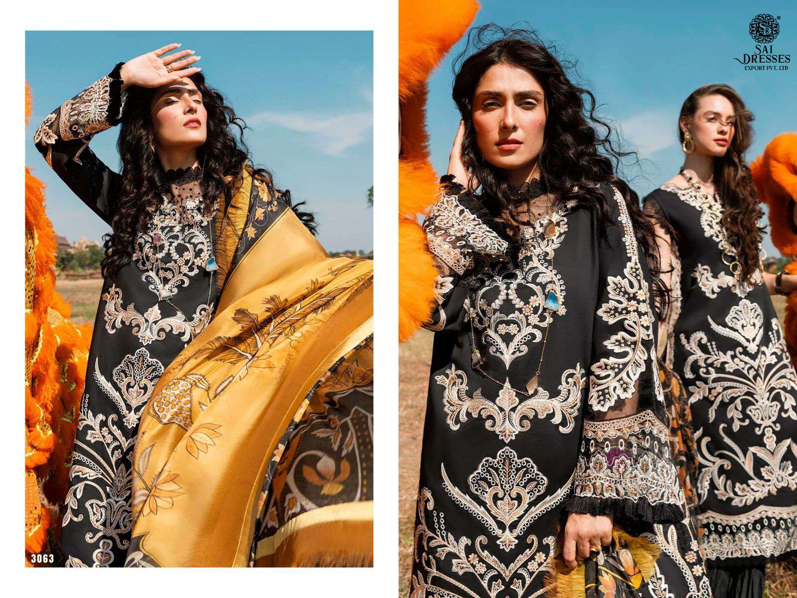SAI DRESSES PRESENT MUSHQ LUXURY LAWN 23 CAMBRIC COTTON DESIGNER PAKISTANI SUMMER  COLLECTION IN WHOLESALE RATE IN SURAT
