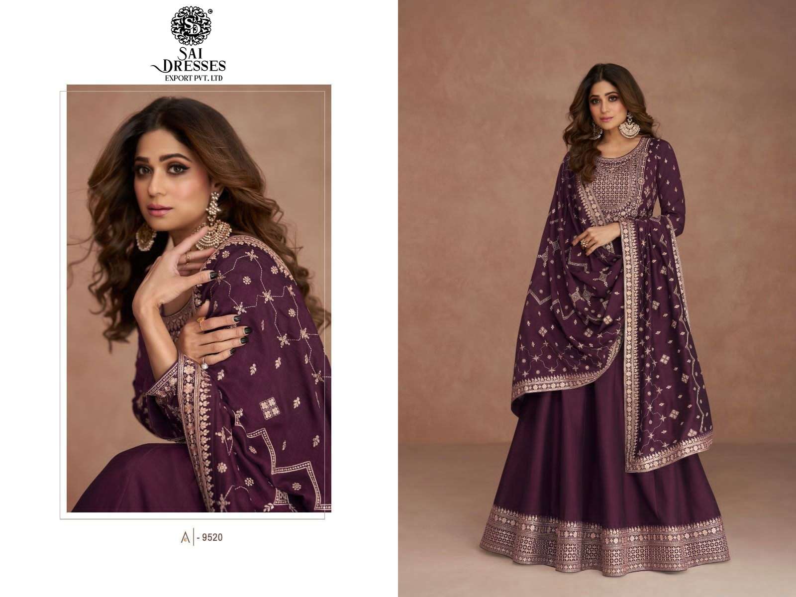 SAI DRESSES PRESENT NAVYA READYMADE WEDDING WEAR DESIGNER SUITS IN WHOLESALE RATE IN SURAT