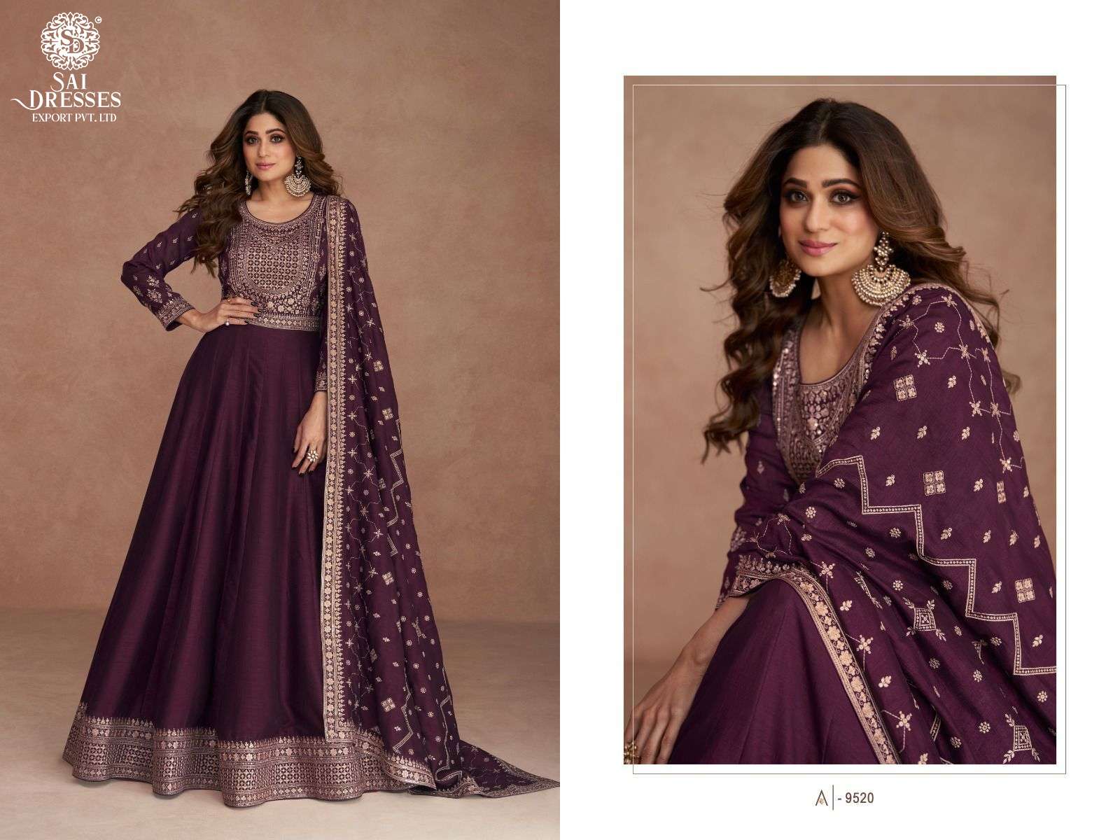 SAI DRESSES PRESENT NAVYA READYMADE WEDDING WEAR DESIGNER SUITS IN WHOLESALE RATE IN SURAT