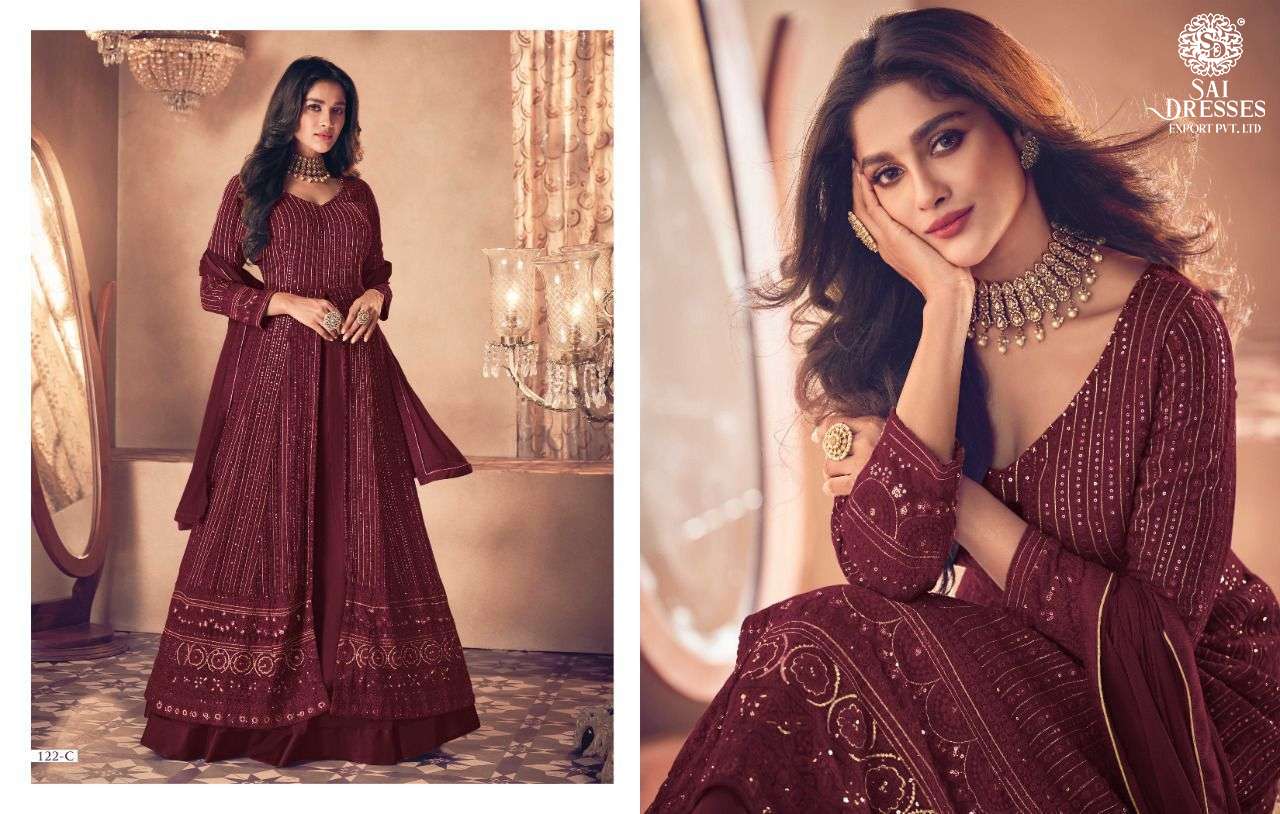 SAI DRESSES PRESENT NOOR GOLD PLUS READY MADE DESIGNER PARTY WEAR COLLECTION IN WHOLESALE RATE IN SURAT