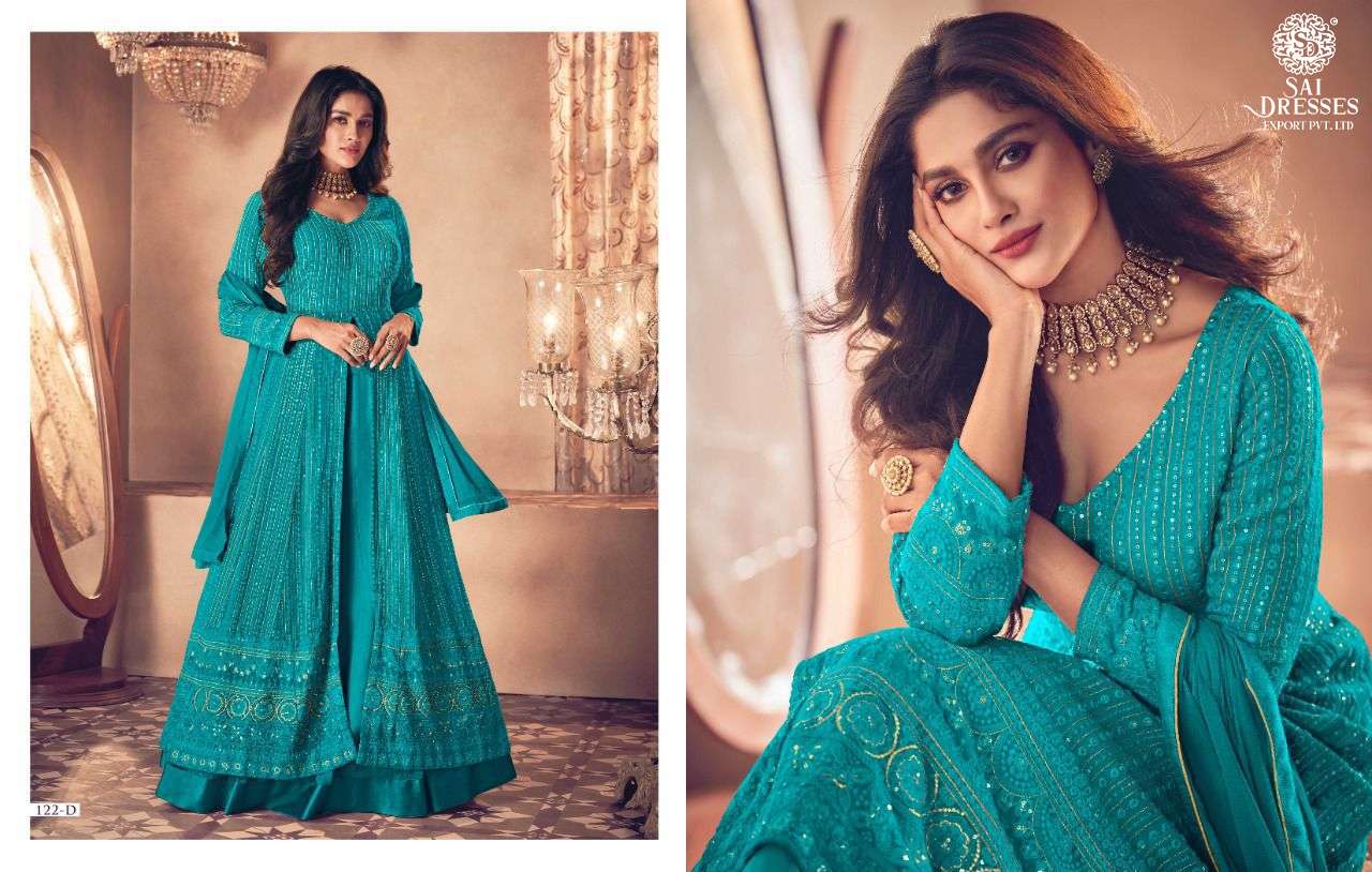 SAI DRESSES PRESENT NOOR GOLD PLUS READY MADE DESIGNER PARTY WEAR COLLECTION IN WHOLESALE RATE IN SURAT