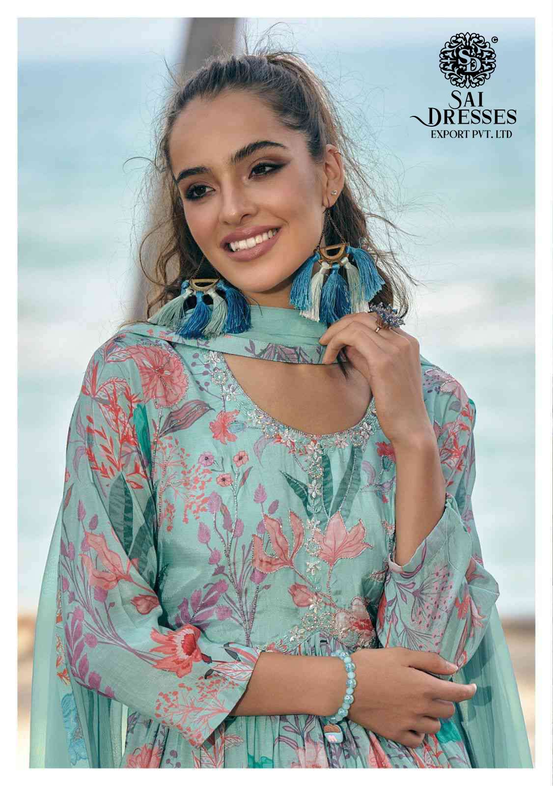 SAI DRESSES PRESENT RAGMALA READY TO WEAR NAYRA CUT STYLE DESIGNER SUITS IN WHOLESALE RATE IN SURAT