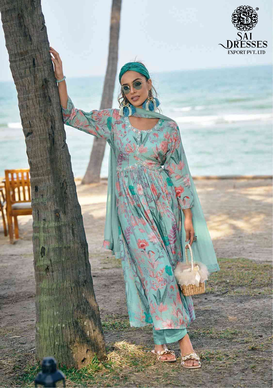 SAI DRESSES PRESENT RAGMALA READY TO WEAR NAYRA CUT STYLE DESIGNER SUITS IN WHOLESALE RATE IN SURAT