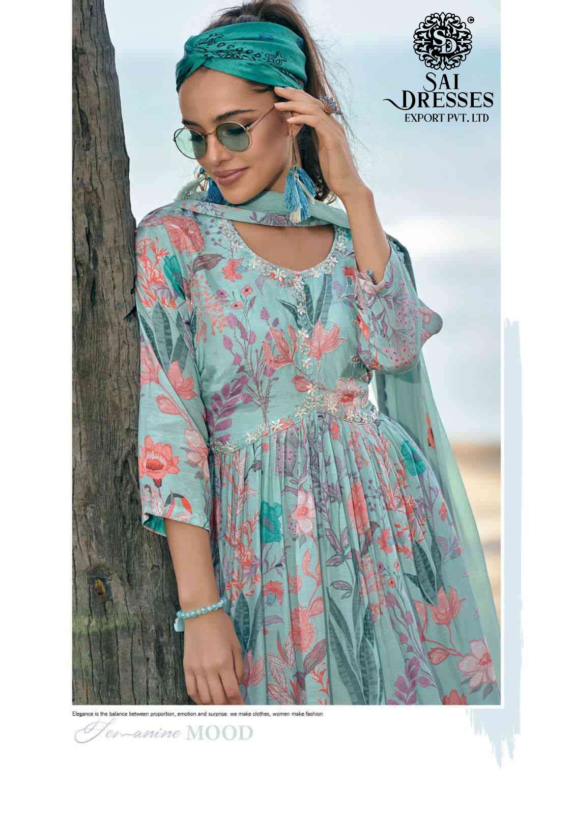 SAI DRESSES PRESENT RAGMALA READY TO WEAR NAYRA CUT STYLE DESIGNER SUITS IN WHOLESALE RATE IN SURAT