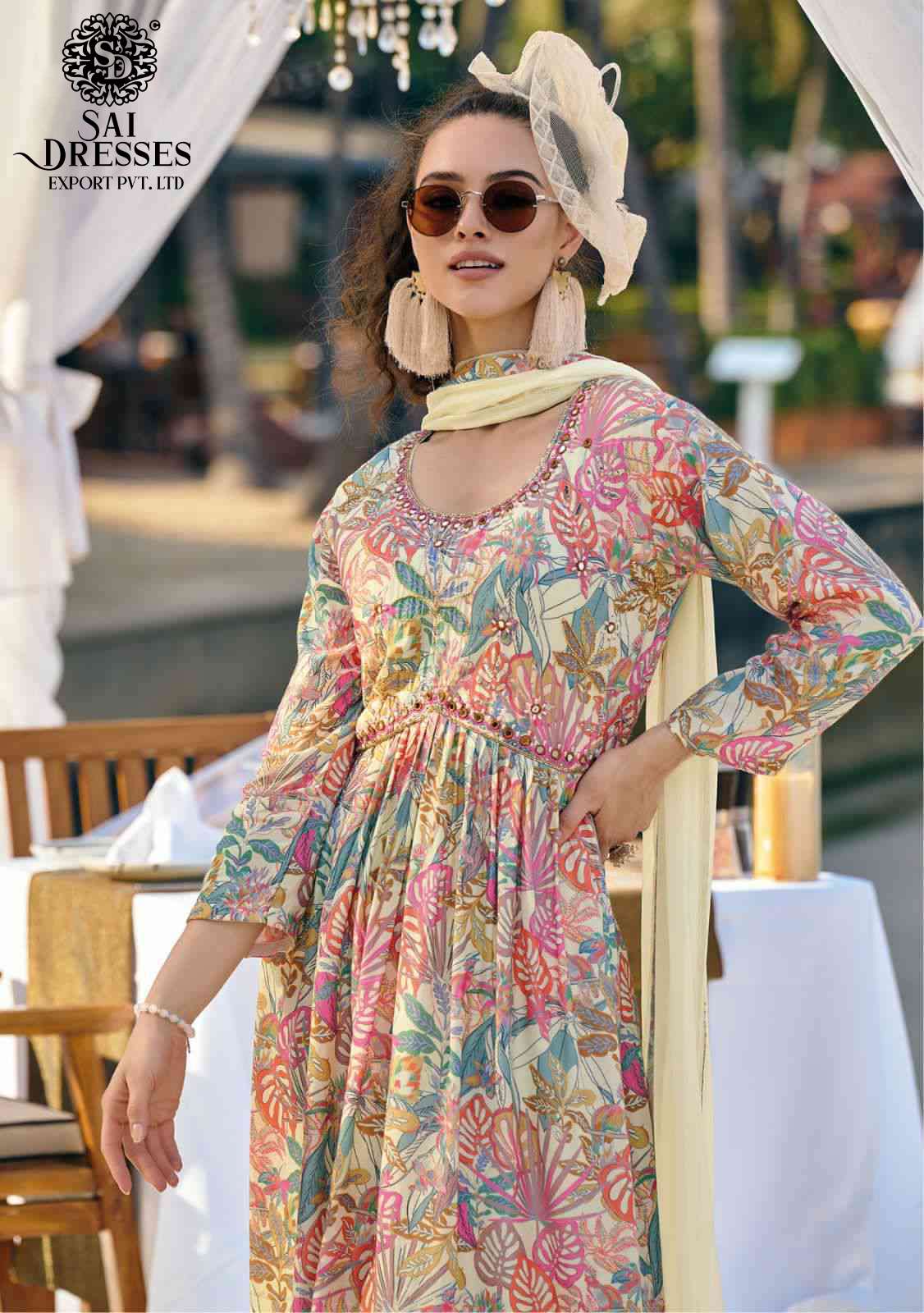 SAI DRESSES PRESENT RAGMALA READY TO WEAR NAYRA CUT STYLE DESIGNER SUITS IN WHOLESALE RATE IN SURAT