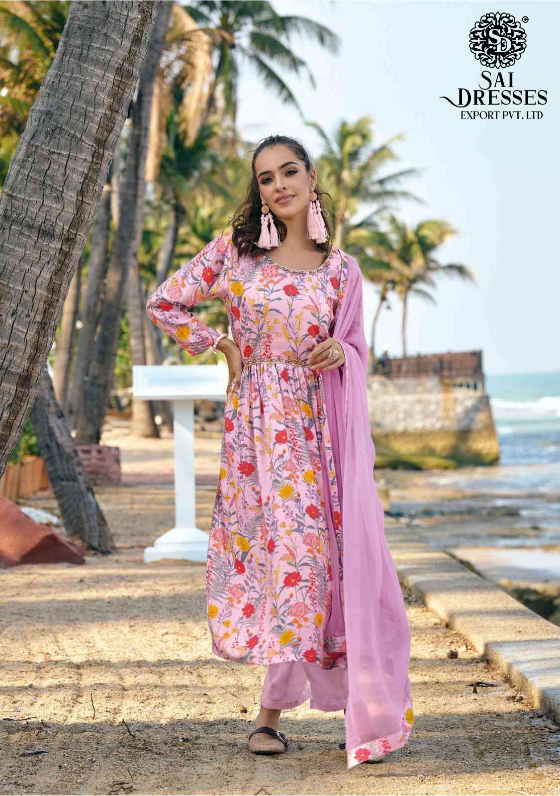 SAI DRESSES PRESENT RAGMALA READY TO WEAR NAYRA CUT STYLE DESIGNER SUITS IN WHOLESALE RATE IN SURAT